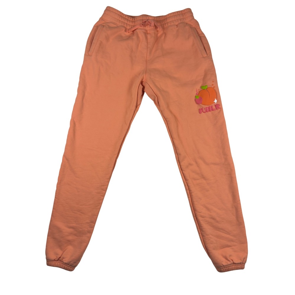 Bubbl'r Organic Cotton Peach Orange‎ Joggers Sweatpants L